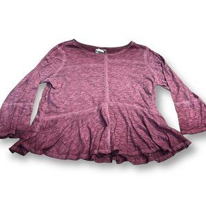 Anthropologie bell sleeve shirt